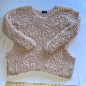 Banal Pink Fuzzy Extra Soft Sweater